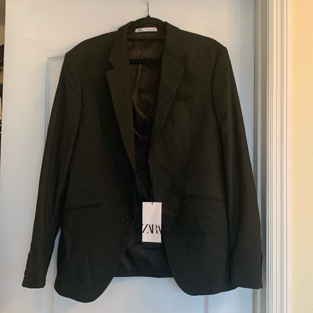 NEW WITH TAGS ZARA MEN suit jacket size 40
